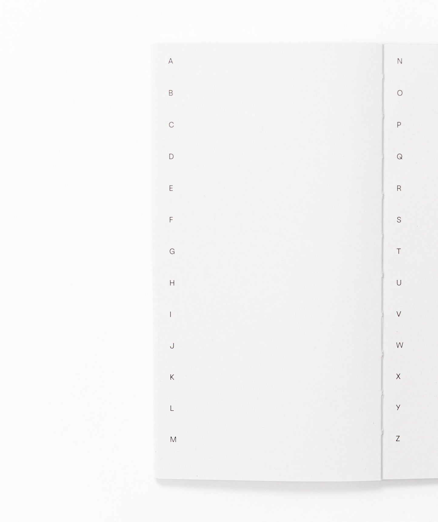 A-Z Alphabetical Notebook