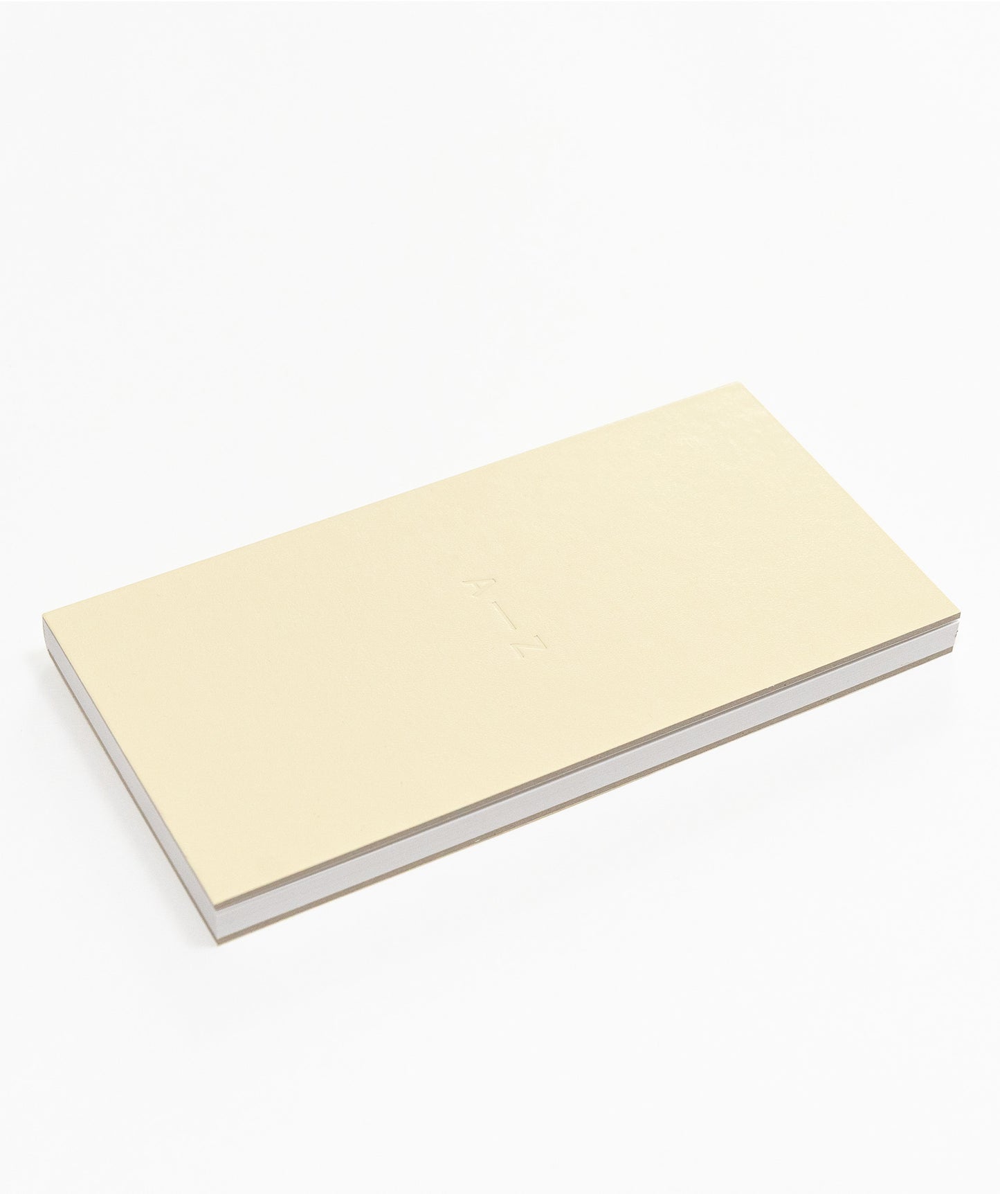 A-Z index book Cream