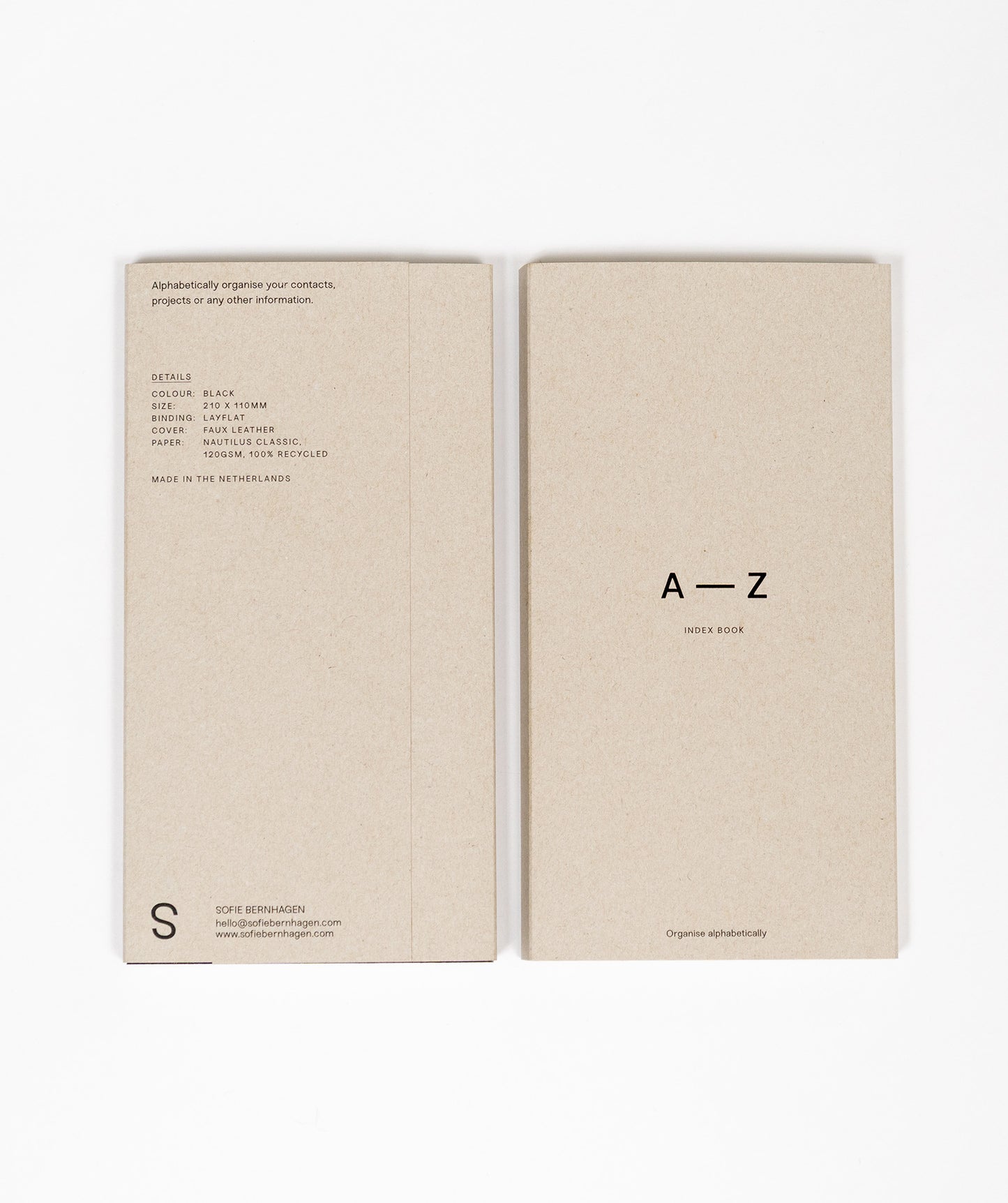 A-Z Alphabetical Notebook