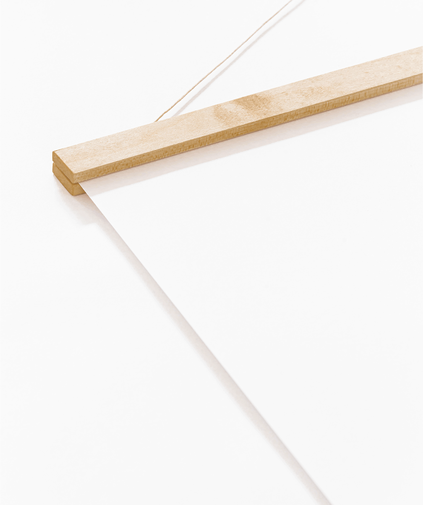 Handmade Maple Poster Hanger
