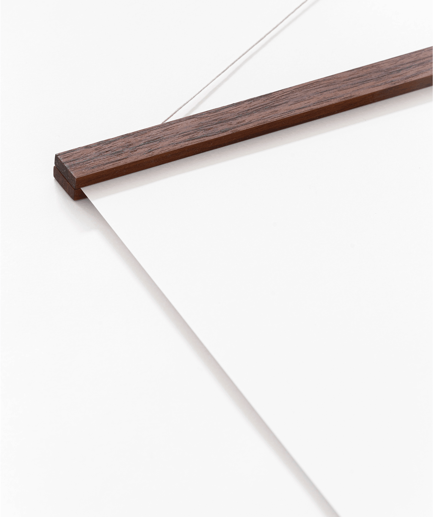 Handmade Walnut Poster Hanger